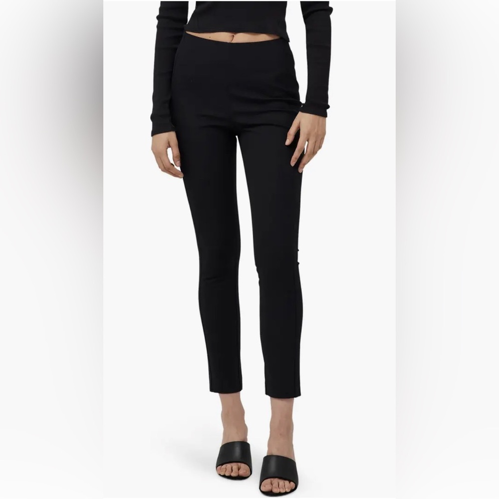 $295 Rag & Bone Black Simone Slim Ankle Pants Sz 6